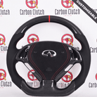 Carbon Clutch Carbon Fiber Steering Wheel 2008+ Infiniti G25, G35, G37, & QX50 Custom Carbon Fiber Steering Wheel