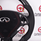 Carbon Clutch Carbon Fiber Steering Wheel 2008+ Infiniti G25, G35, G37, & QX50 Custom Carbon Fiber Steering Wheel