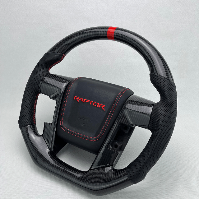 Carbon Clutch Carbon Fiber Steering Wheel 2009-2014 Ford F-150/Raptor Custom Carbon Fiber Steering Wheel