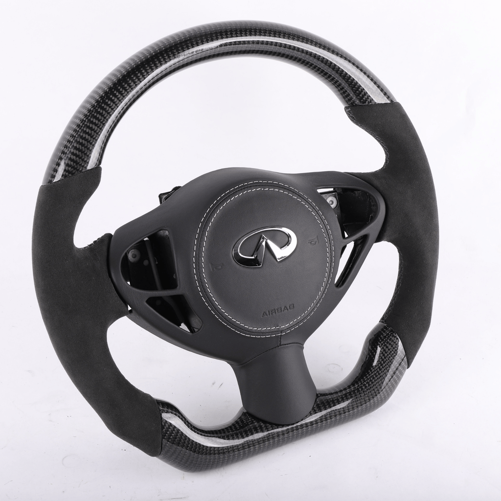 Carbon Clutch Carbon Fiber Steering Wheel 2009+ Infiniti FX35 FX37 FX50 QX70 Custom Carbon Fiber Steering Wheel