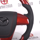 Carbon Clutch Carbon Fiber Steering Wheel 2010/13 Mazda 3 Custom Carbon Fiber Steering Wheel