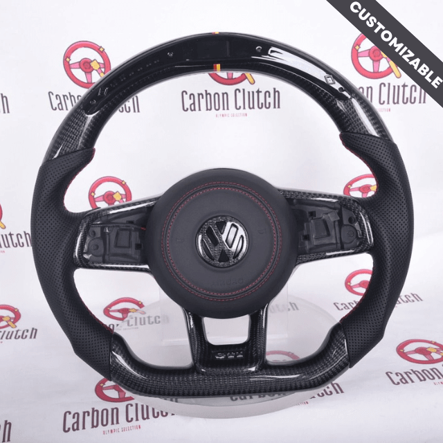 Custom Carbon Fiber Steering Wheel for Golf MK7