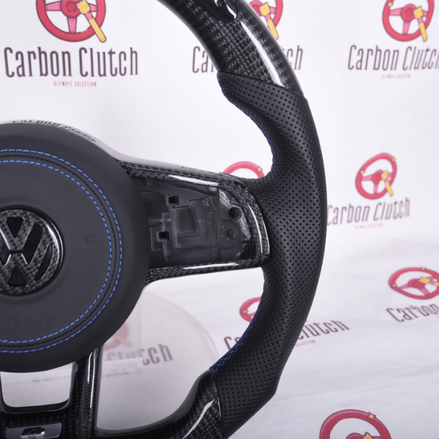 Our VW Customizable Carbon Fiber Steering Wheel On @azzgram96 MK7
