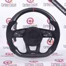 Carbon Clutch Carbon Fiber Steering Wheel 2016+ Audi A3/4/5 S/RS Model Custom Carbon Fiber Steering