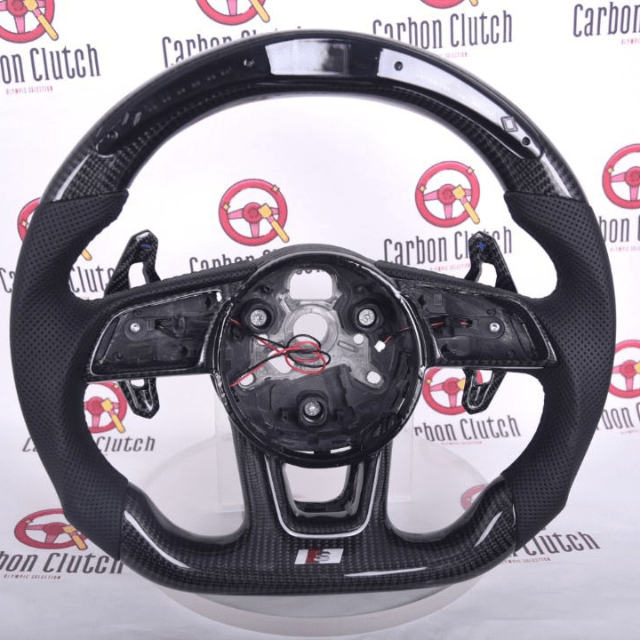 Carbon Clutch Carbon Fiber Steering Wheel 2016+ Audi A3/4/5 S/RS Model Custom Carbon Fiber Steering