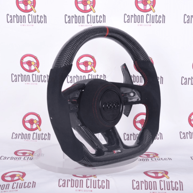 Carbon Clutch Carbon Fiber Steering Wheel 2016+ Audi A3/4/5 S/RS Model Custom Carbon Fiber Steering