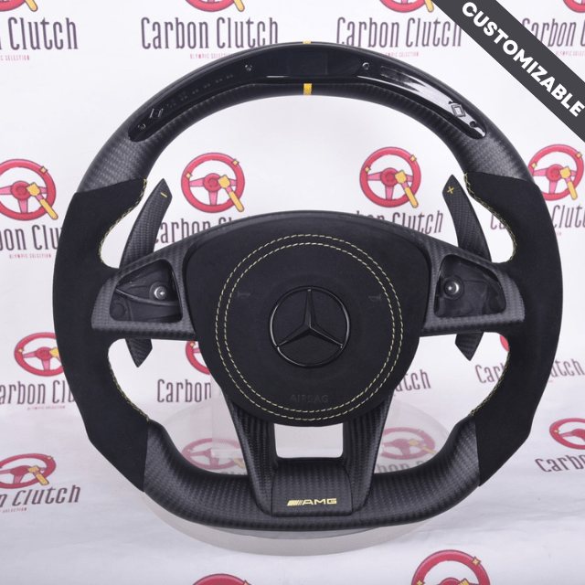 Carbon Clutch Carbon Fiber Steering Wheel 2016+ Mercedes AMG Custom Carbon Fiber Steering Wheel