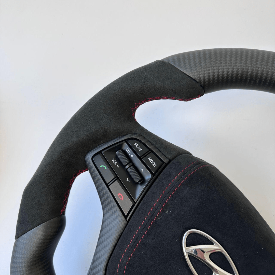 Carbon Clutch Carbon Fiber Steering Wheel 2017-2018 HYUNDAI Elantra Custom Carbon Fiber Steering Wheel