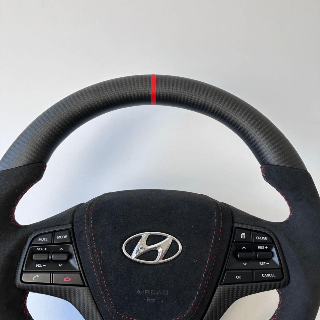 Carbon Clutch Carbon Fiber Steering Wheel 2017-2018 HYUNDAI Elantra Custom Carbon Fiber Steering Wheel