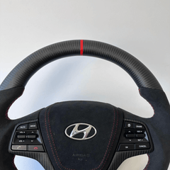 Carbon Clutch Carbon Fiber Steering Wheel 2017-2018 HYUNDAI Elantra Custom Carbon Fiber Steering Wheel