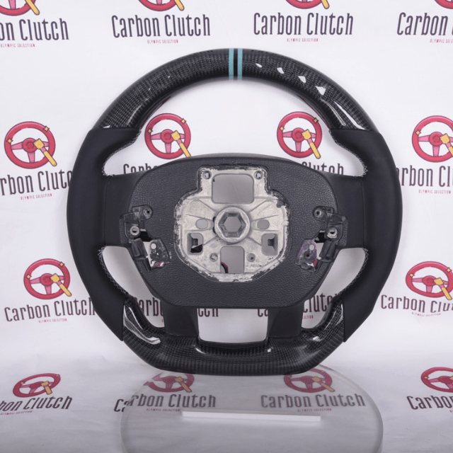 Carbon Clutch Carbon Fiber Steering Wheel 2017+ Ford raptor Custom Carbon Fiber Steering Wheel