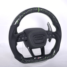 Carbon Clutch Carbon Fiber Steering Wheel 2018+ Audi S,RS/Q5/Q6/Q7/Q8 Custom Carbon Fiber Steering Wheel