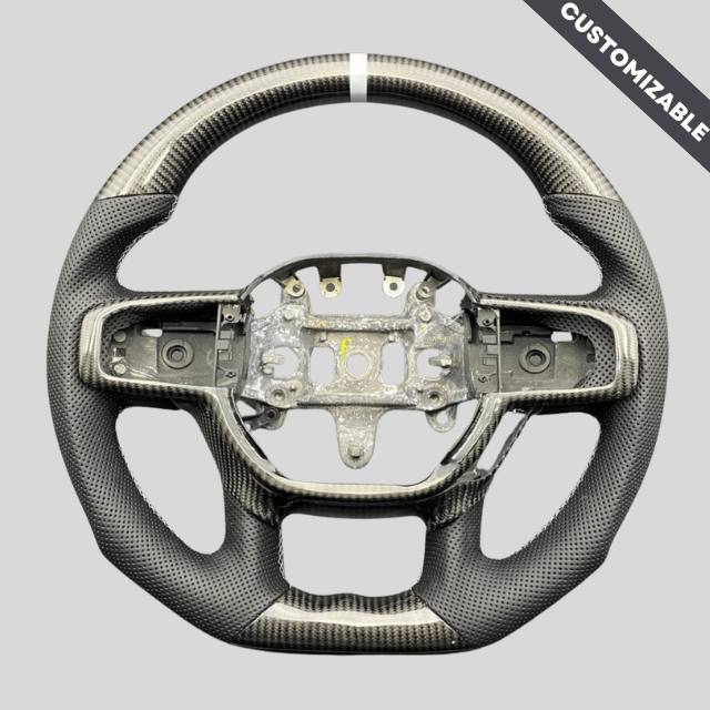 Carbon Clutch Carbon Fiber Steering Wheel 2019+ Ram Custom Carbon Fiber Steering Wheel