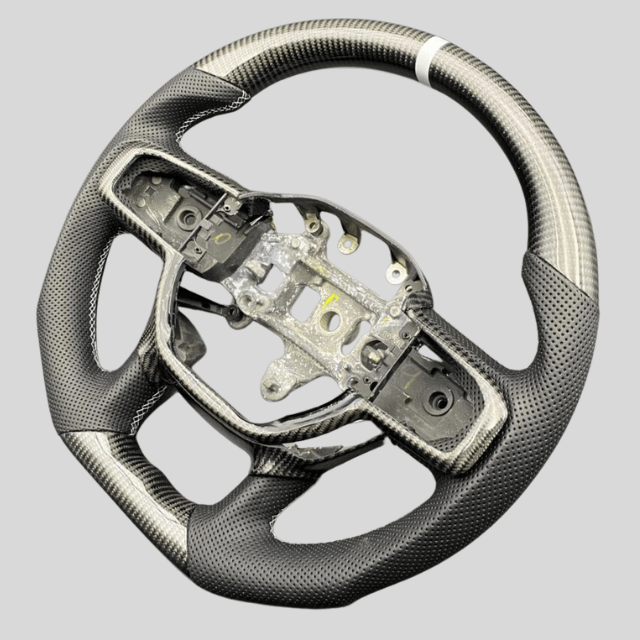 Carbon Clutch Carbon Fiber Steering Wheel 2019+ Ram Custom Carbon Fiber Steering Wheel