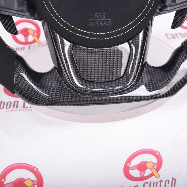 Carbon Clutch Carbon Fiber Steering Wheel 2020+ Toyota Supra A90/A91 Custom Carbon Fiber Steering Wheel