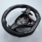 Carbon Clutch Carbon Fiber Steering Wheel 2021-2024 Volkswagen Golf Mk8 Custom Carbon Fiber Steering Wheel