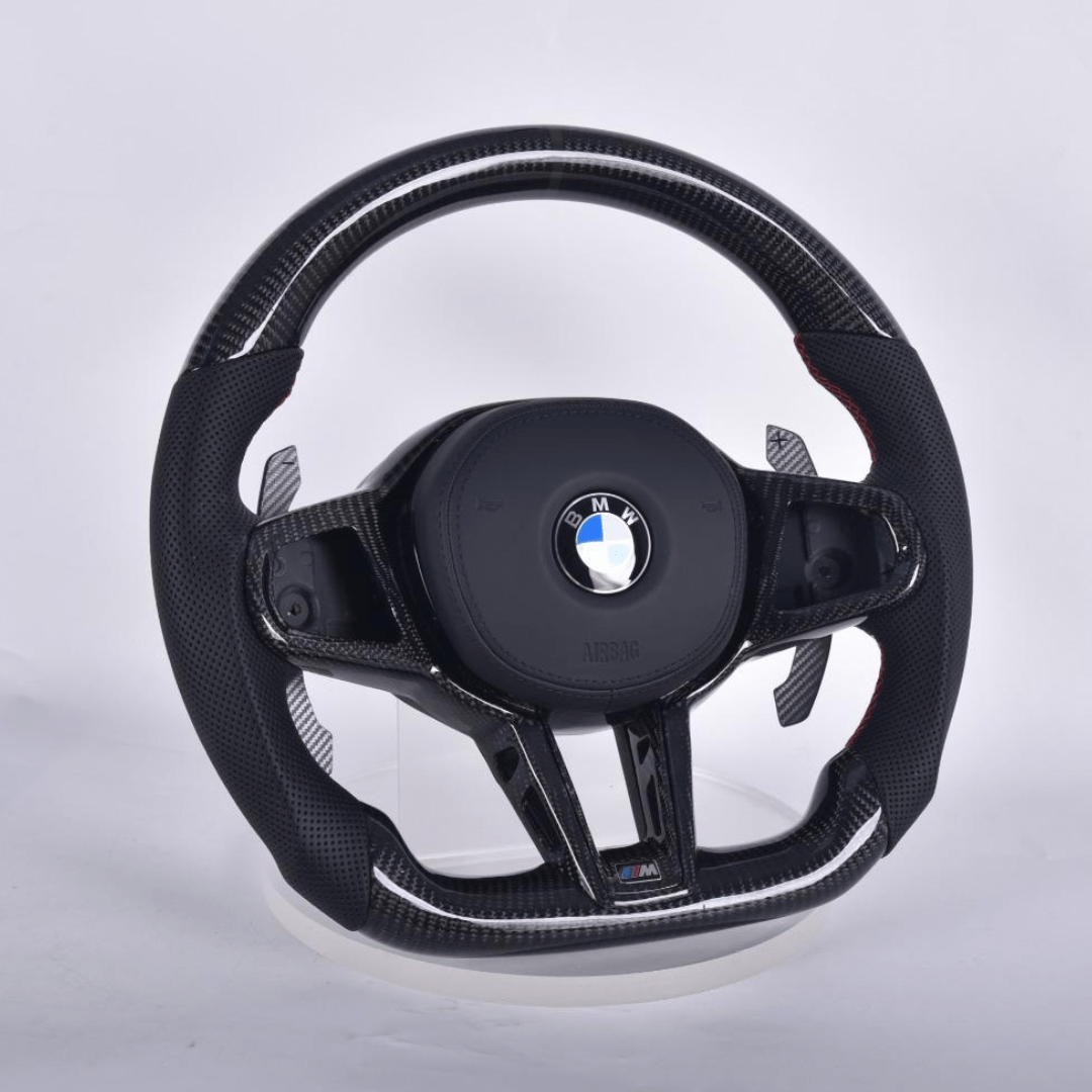 Carbon Clutch Carbon Fiber Steering Wheel 2025 BMW M & M Performance Custom Carbon Fiber Steering Wheel