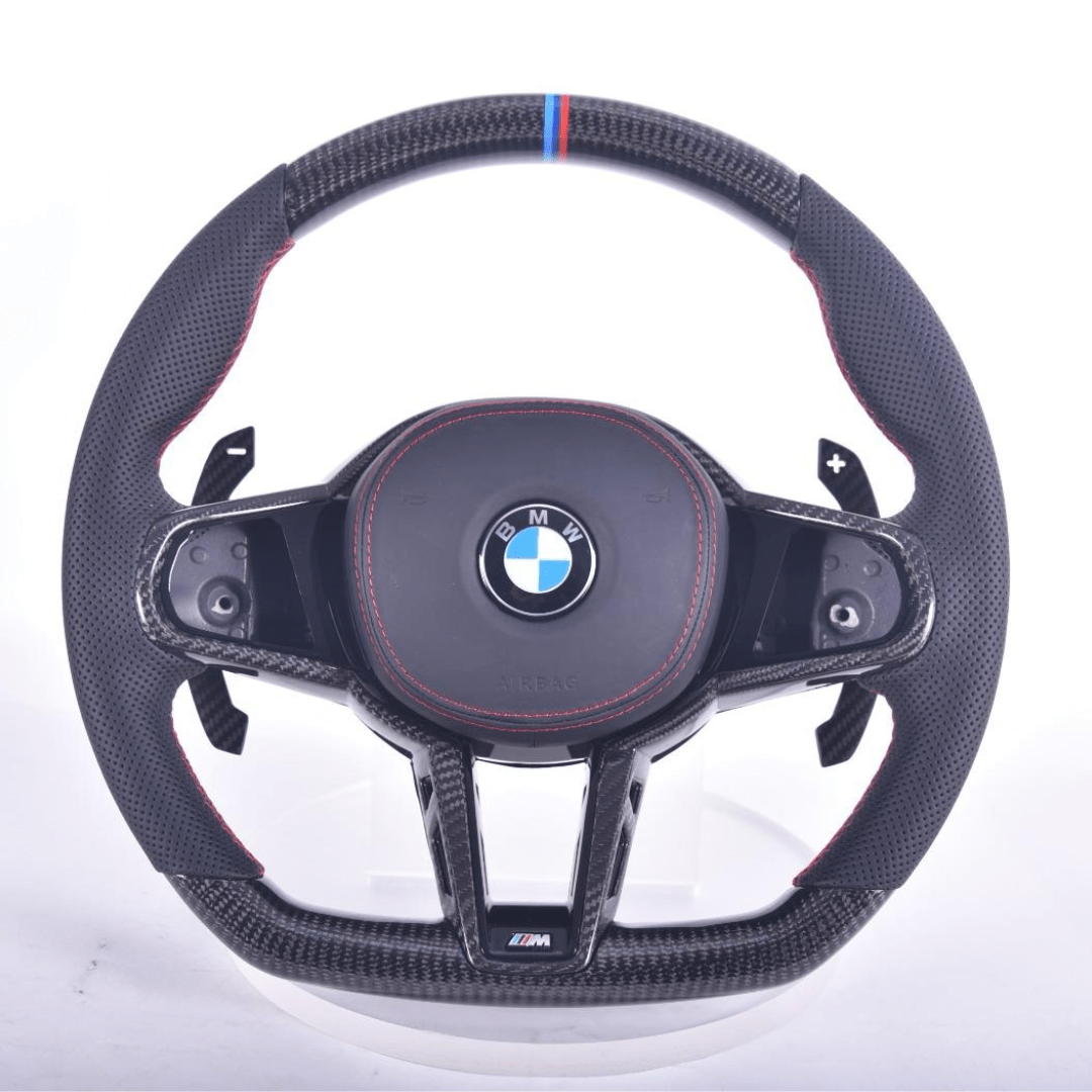 Carbon Clutch Carbon Fiber Steering Wheel 2025 BMW M & M Performance Custom Carbon Fiber Steering Wheel