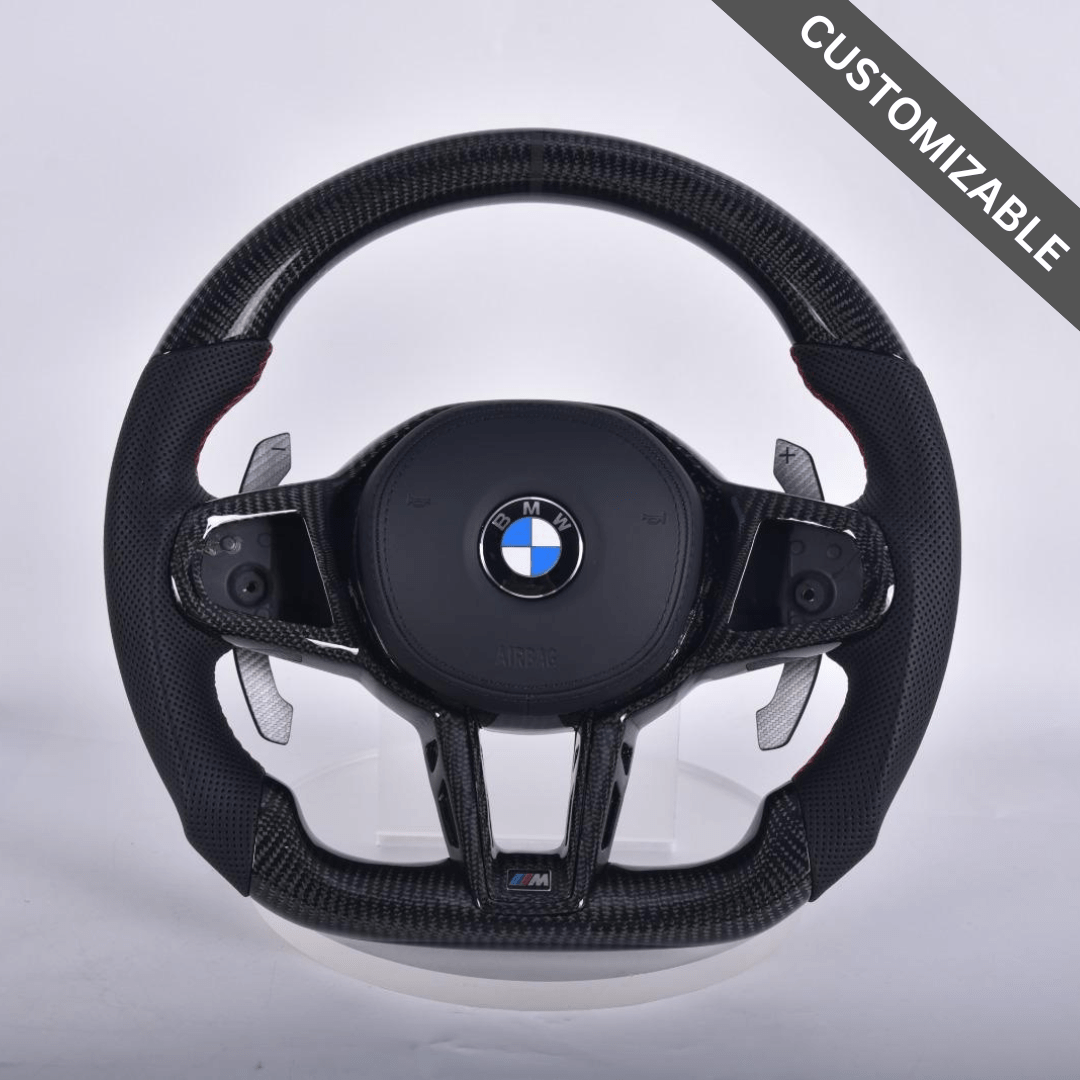 Carbon Clutch Carbon Fiber Steering Wheel 2025 BMW M & M Performance Custom Carbon Fiber Steering Wheel