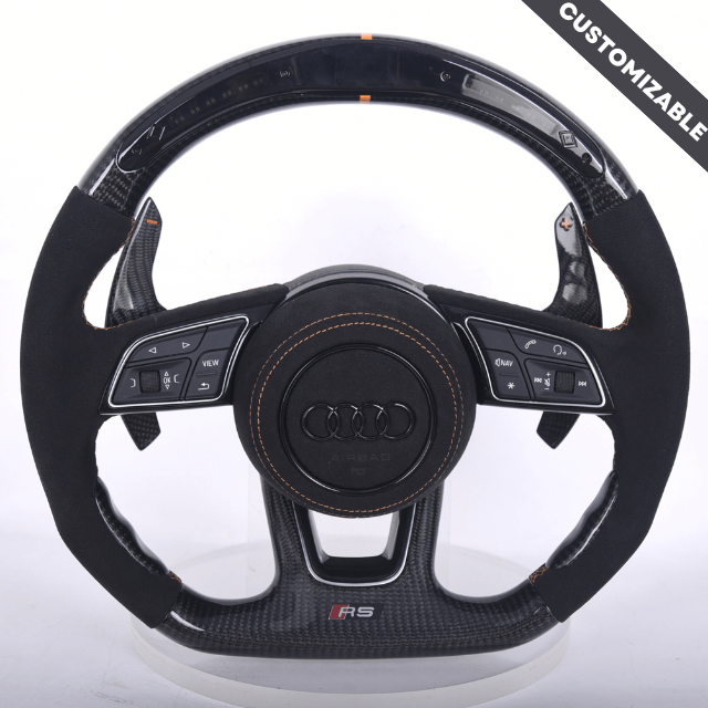 Carbon Clutch Carbon Fiber Steering Wheel Audi Carbon Fiber Steering Wheel (Fits All 2010+ Models with Selected Upgrade Packages)