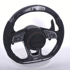 Carbon Clutch Carbon Fiber Steering Wheel Audi Carbon Fiber Steering Wheel (Fits All 2010+ Models with Selected Upgrade Packages)