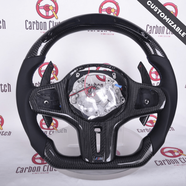 Carbon Clutch Carbon Fiber Steering Wheel BMW G80, G82, M3, & M4 Custom Carbon Fiber Steering Wheel