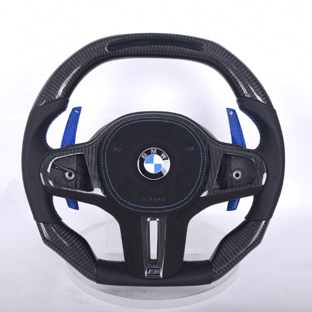 Carbon Clutch Carbon Fiber Steering Wheel BMW G80, G82, M3, & M4 Custom Carbon Fiber Steering Wheel