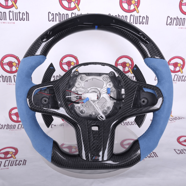 Carbon Clutch Carbon Fiber Steering Wheel BMW G80, G82, M3, & M4 Custom Carbon Fiber Steering Wheel