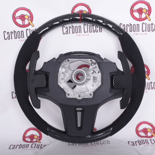 Carbon Clutch Carbon Fiber Steering Wheel BMW G80, G82, M3, & M4 Custom Carbon Fiber Steering Wheel