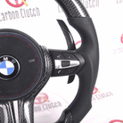 Carbon Clutch Carbon Fiber Steering Wheel BMW upgrade Custom Carbon Fiber Steering Wheel ( FITS 2010 ALL MODELS )