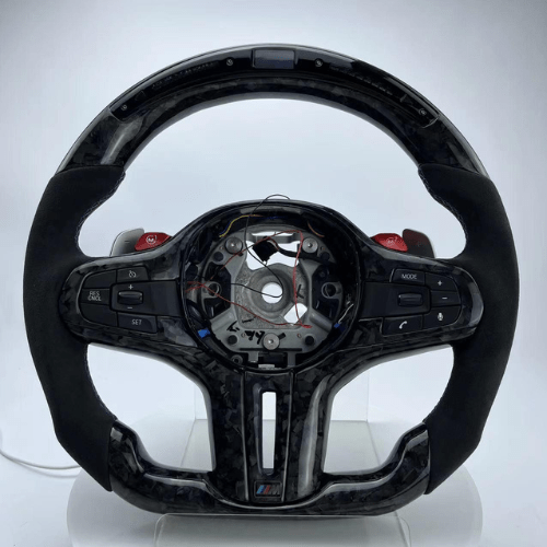 Carbon Clutch Carbon Fiber Steering Wheel Fits Any Car! All Makes and Models Supported