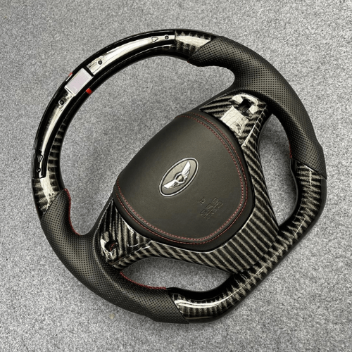 Carbon Clutch Carbon Fiber Steering Wheel Fits Any Car! All Makes and Models Supported