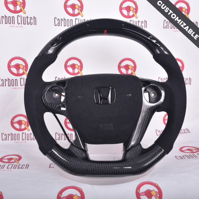 Carbon Clutch Carbon Fiber Steering Wheel Honda Accord 9TH Generation Custom Steering Wheel