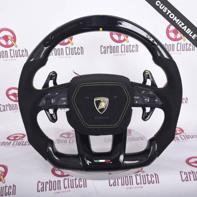 Carbon Clutch Carbon Fiber Steering Wheel Lamborghini Urus Custom Carbon Fiber Steering Wheel