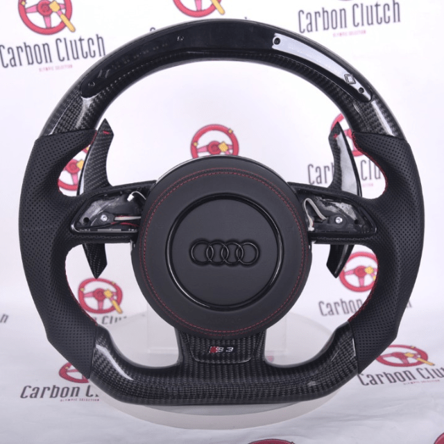 Carbon Clutch 2012+ Audi A3/A4/A5/A6/A7/S3/S4/S5/S6/S7  Carbon Fiber Steering Wheel