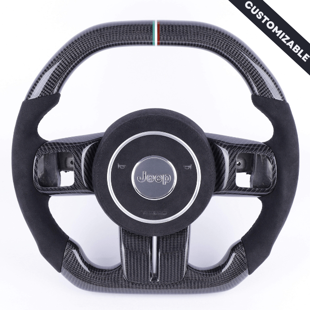 Carbon Clutch 2014+ Wrangler Custom Carbon Fiber Steering Wheel