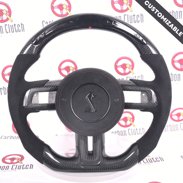 Carbon Clutch 2015- 2022 ford Mustang/shelby Carbon Fiber Steering Wheel