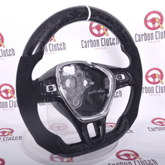 Carbon Clutch 2015+ VOLKSWEGAN MK6 Jetta Custom Carbon Fiber Steering Wheel