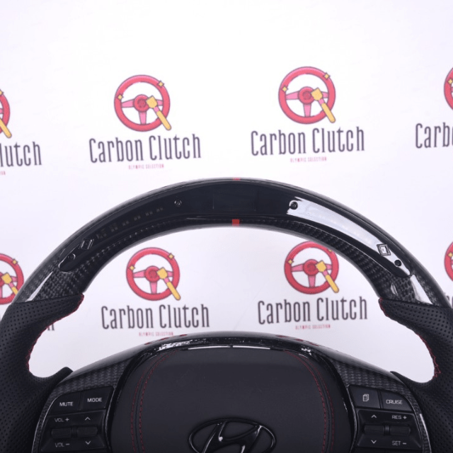 Carbon Clutch 2016-2017 Hyundai Sonata Custom Carbon Fiber Steering Wheel