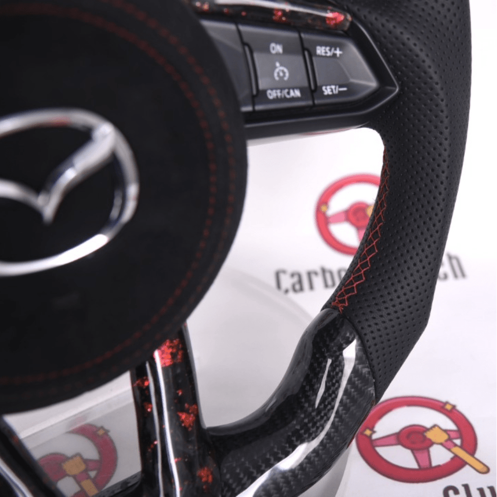 Carbon Clutch 2016+ Mazda 6 Custom Carbon Fiber Steering Wheel