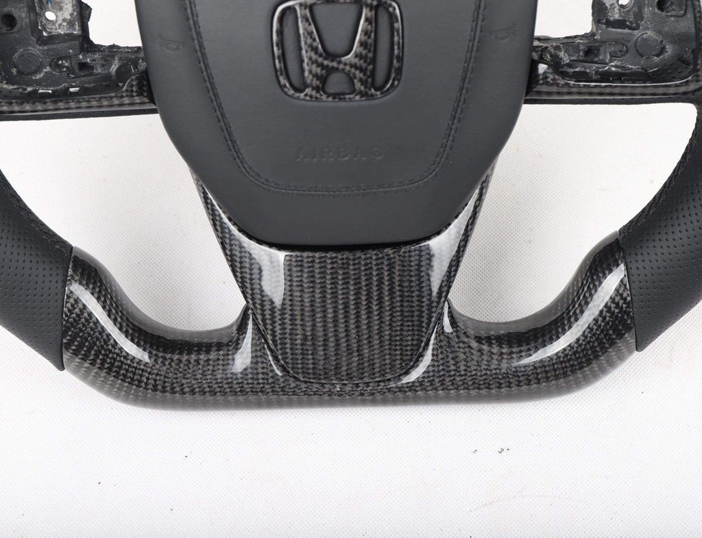 Carbon Clutch 2017+ Honda Civic 10th Gen Custom Carbon Fiber Steering Wheel