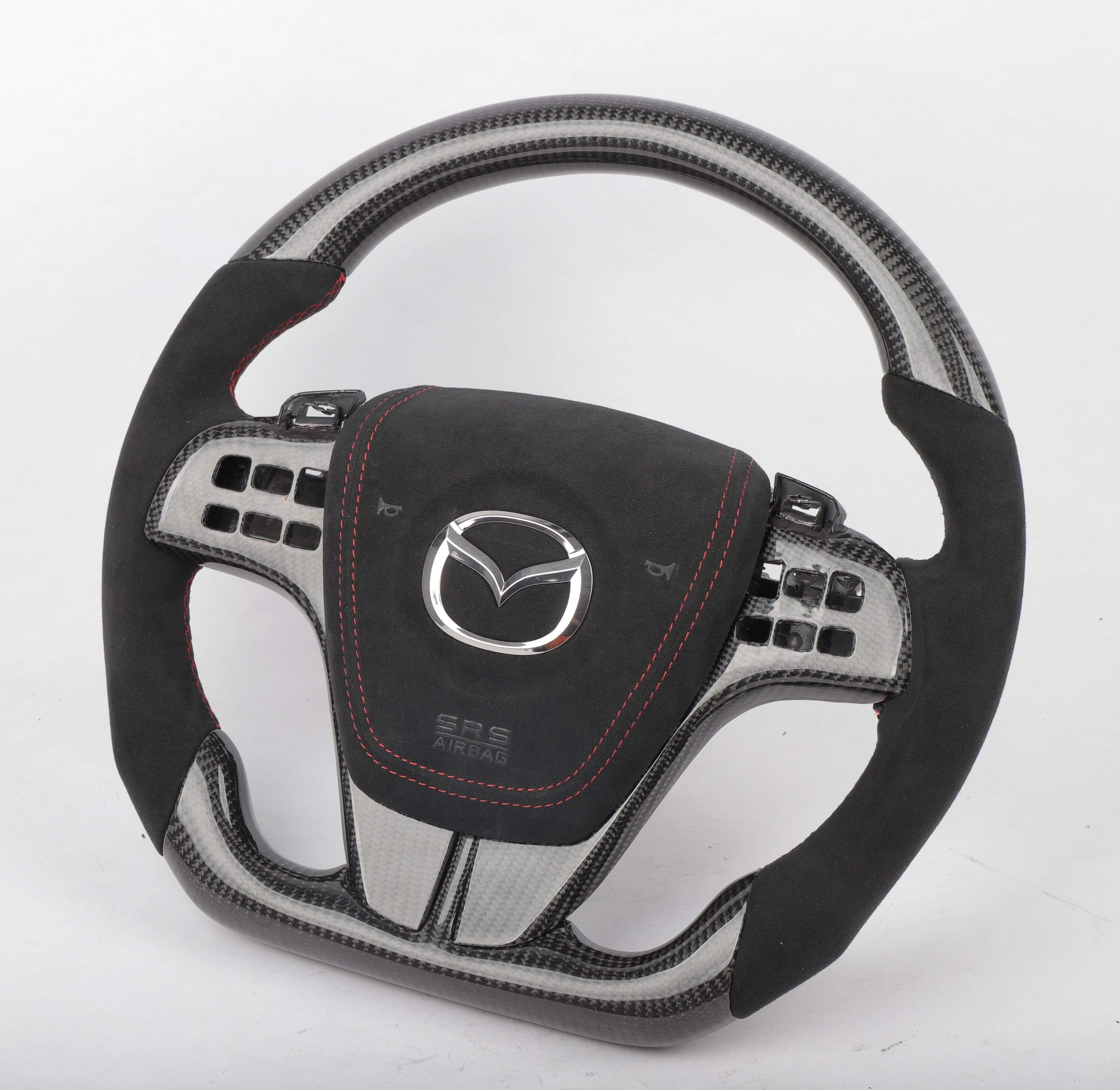 2017+ Mazda  Custom Carbon Fiber Steering Wheel.