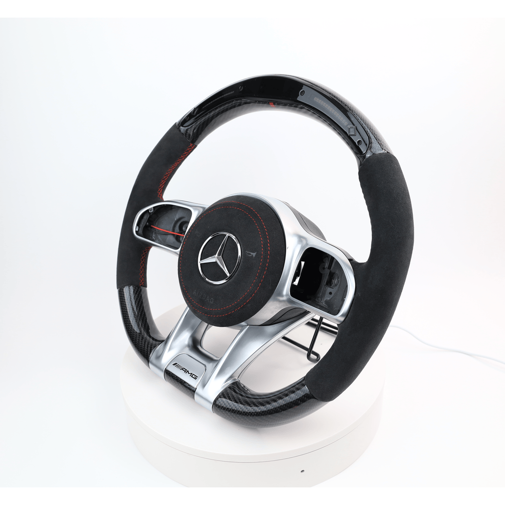 Carbon Clutch 2019+ Mercedes LED Carbon Fiber Steering Wheel