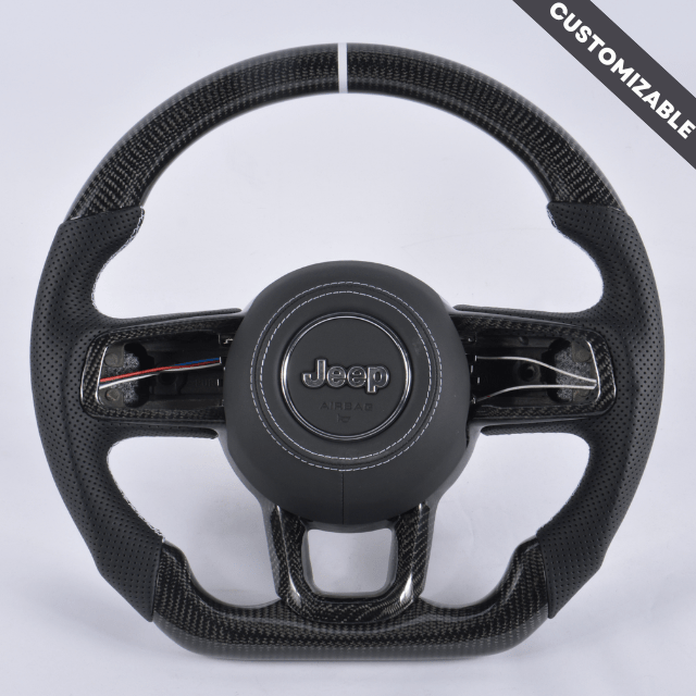 Carbon Clutch 2020+ Wrangler Custom Carbon Fiber Steering Wheel