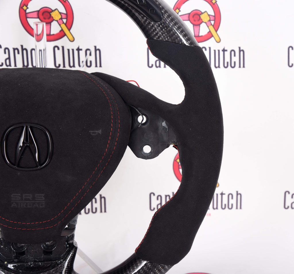 Acura ILX Custom Carbon Fiber Steering Wheel with (AIRBAG COVER).