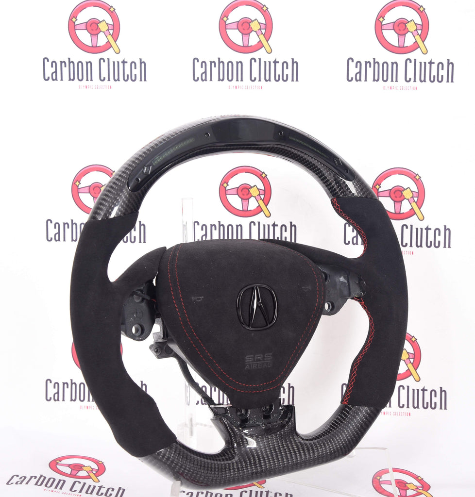 Acura ILX Custom Carbon Fiber Steering Wheel with (AIRBAG COVER).