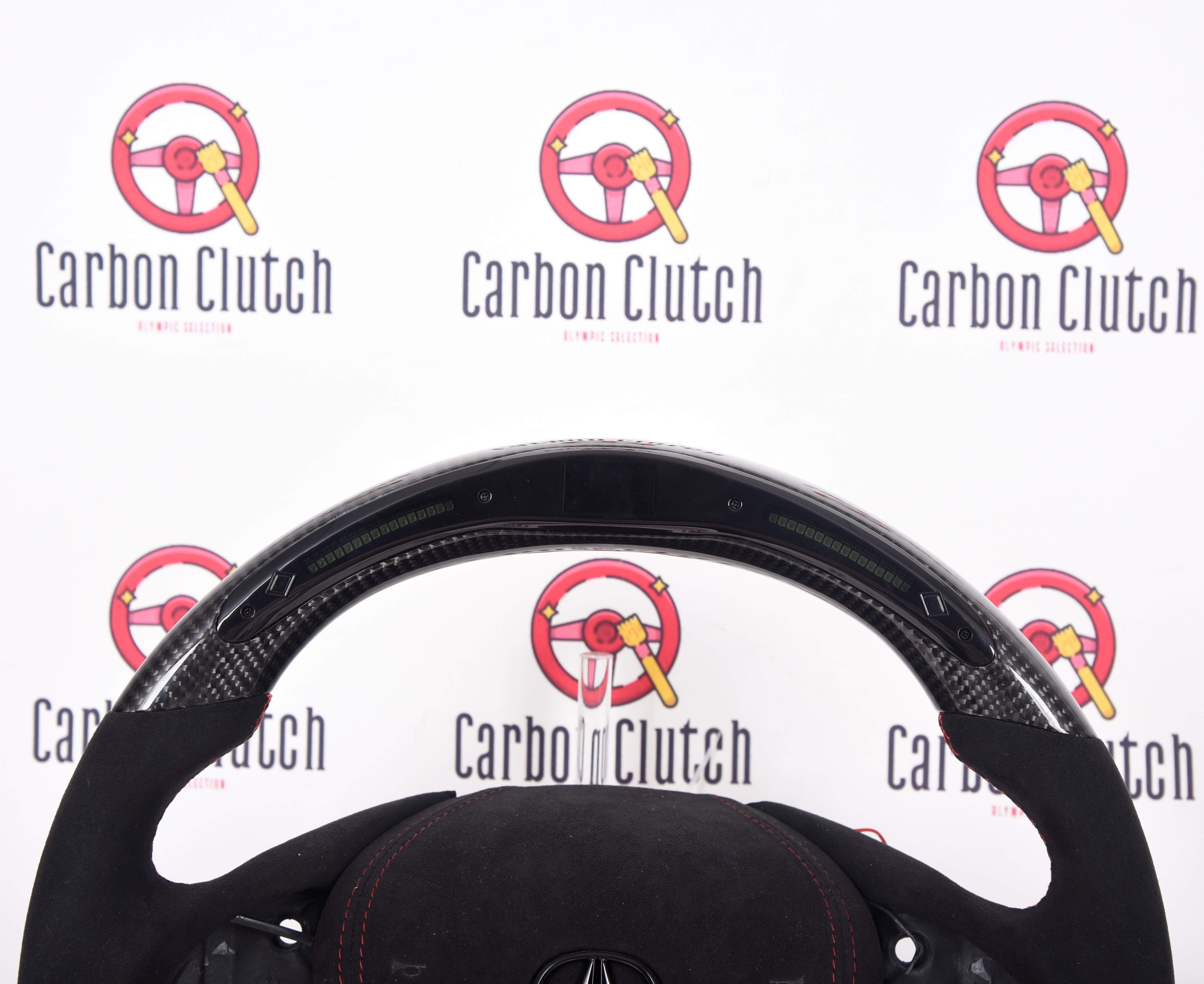 Acura ILX Custom Carbon Fiber Steering Wheel with (AIRBAG COVER).