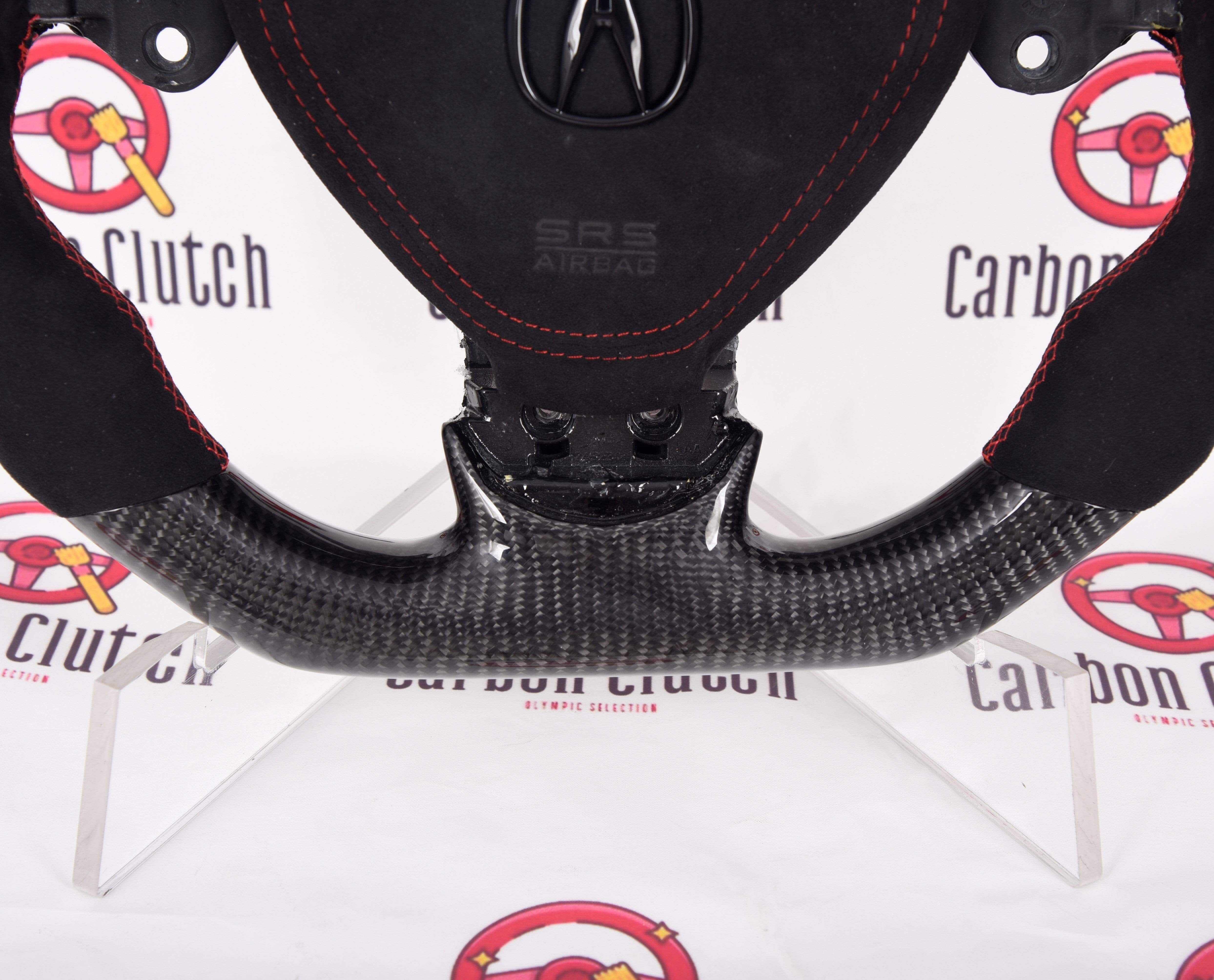 Acura ILX Custom Carbon Fiber Steering Wheel with (AIRBAG COVER).