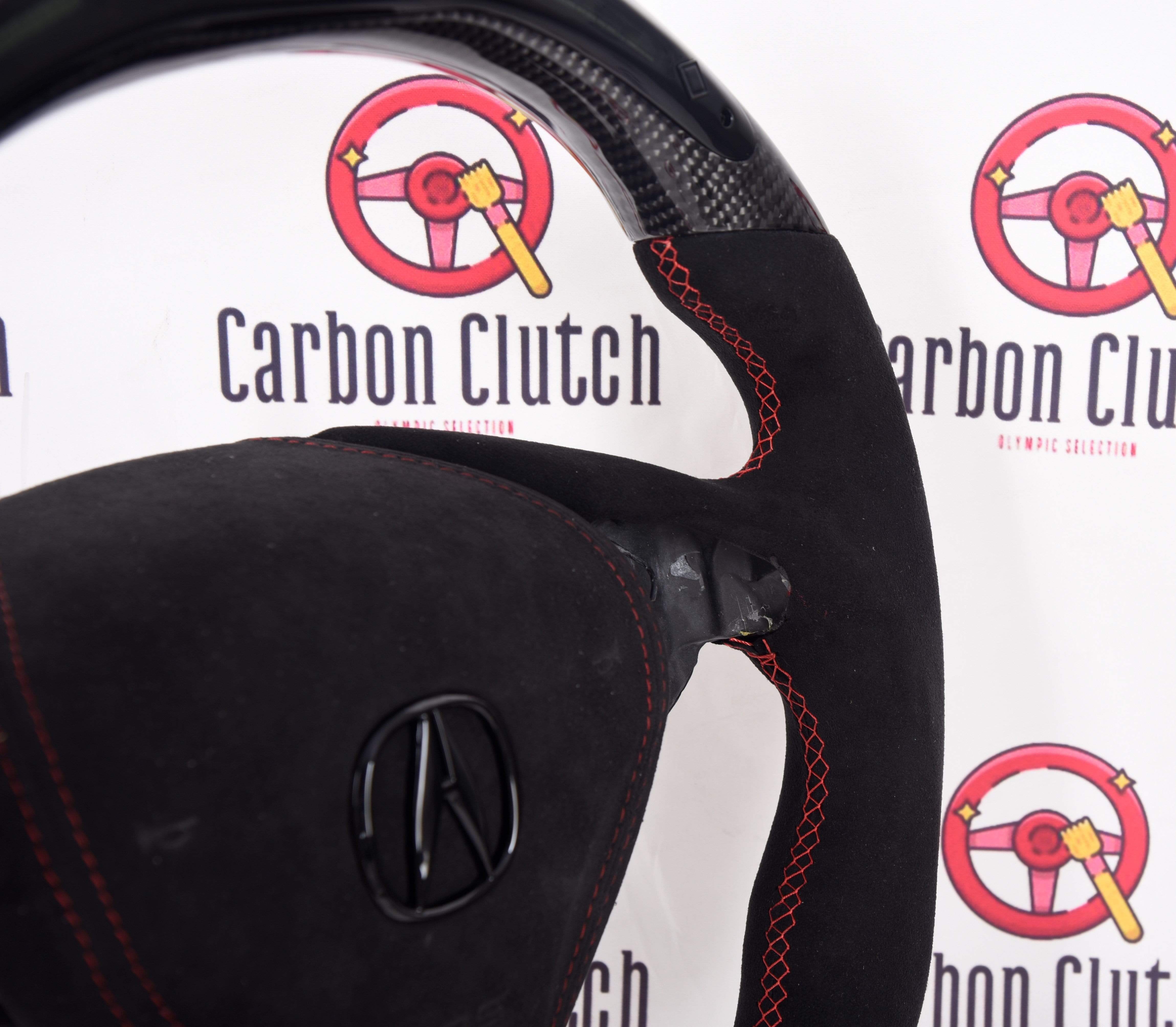 Acura ILX Custom Carbon Fiber Steering Wheel with (AIRBAG COVER).