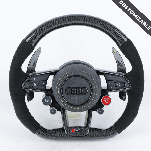 Carbon Clutch Audi 2015+ R8/TTRS Custom Carbon Fiber Steering Wheel